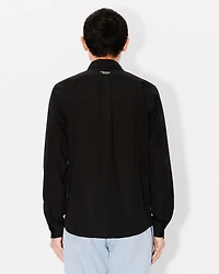 'Boke Flower' embroidered shirt cotton poplin