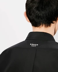 'Boke Flower' embroidered shirt cotton poplin