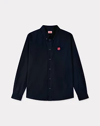 'Boke Flower' embroidered shirt cotton poplin