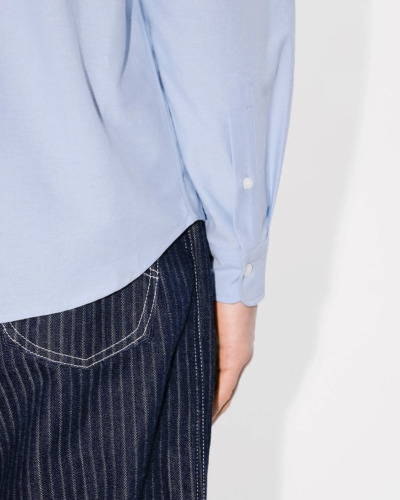 'Boke Flower' embroidered shirt oxford cotton