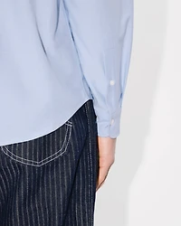 'Boke Flower' embroidered shirt oxford cotton
