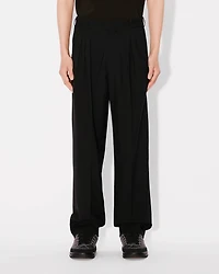 Pleated tailored pants virgin wool