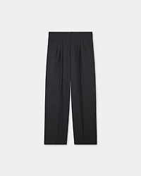Pleated tailored pants virgin wool