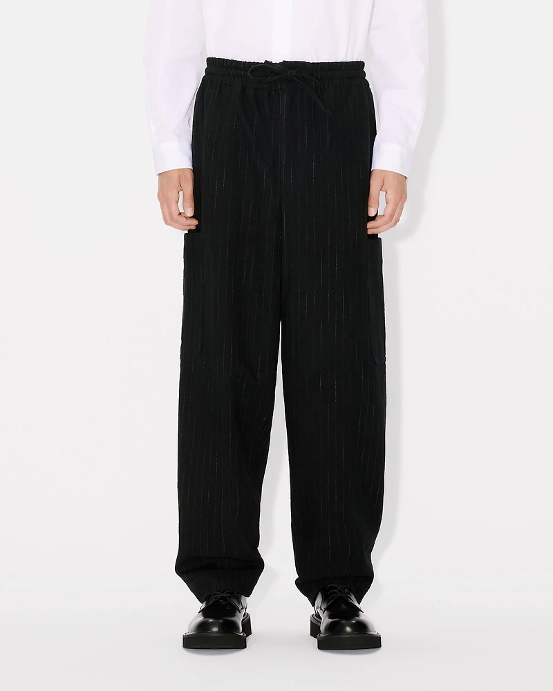 Striped cargo jogging pants