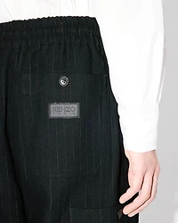 Striped cargo jogging pants