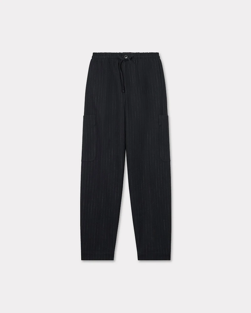 Striped cargo jogging pants