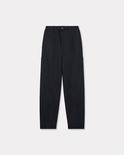 Striped cargo jogging pants
