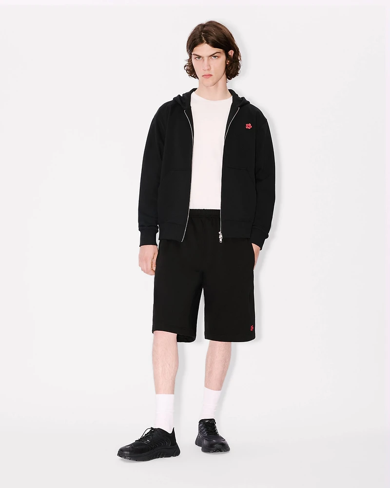 'Boke Flower' embroidered shorts cotton