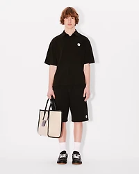 'Boke Flower 2.0' embroidered polo cotton