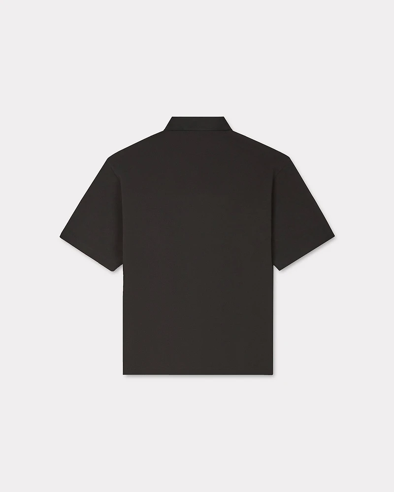 'Boke Flower 2.0' embroidered polo cotton