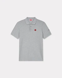 'Boke Flower' embroidered slim polo cotton