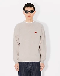 'Boke Flower' embroidered wool jumper