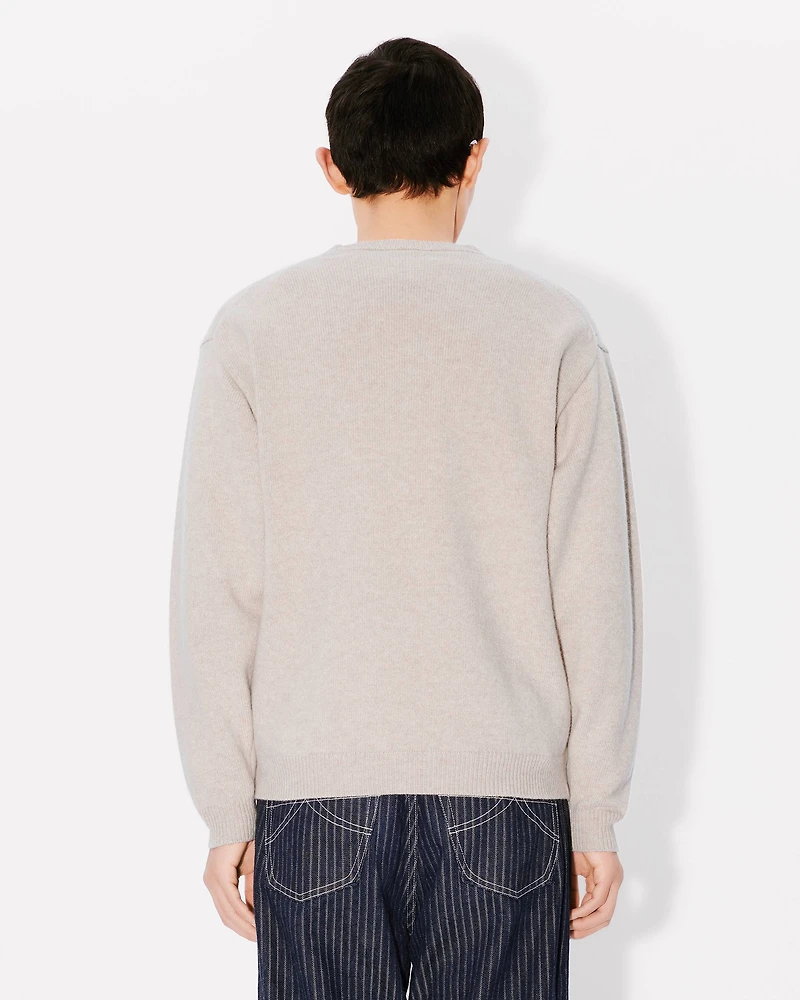 'Boke Flower' embroidered wool jumper