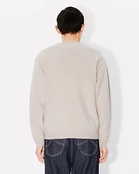 'Boke Flower' embroidered wool jumper