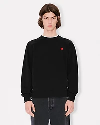'Boke Flower' embroidered sweatshirt cotton