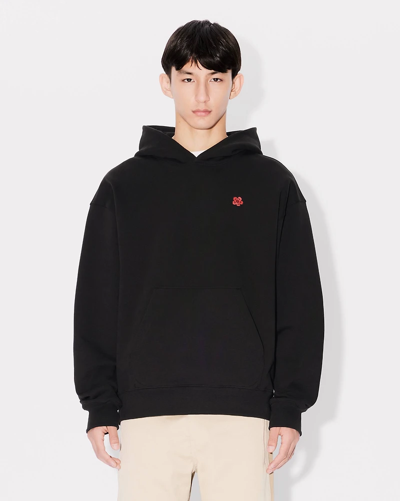 'Boke Flower' oversized embroidered hoodie