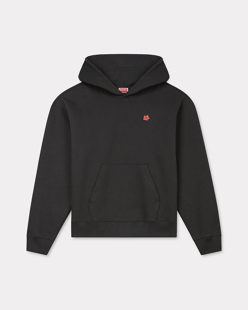 'Boke Flower' oversized embroidered hoodie