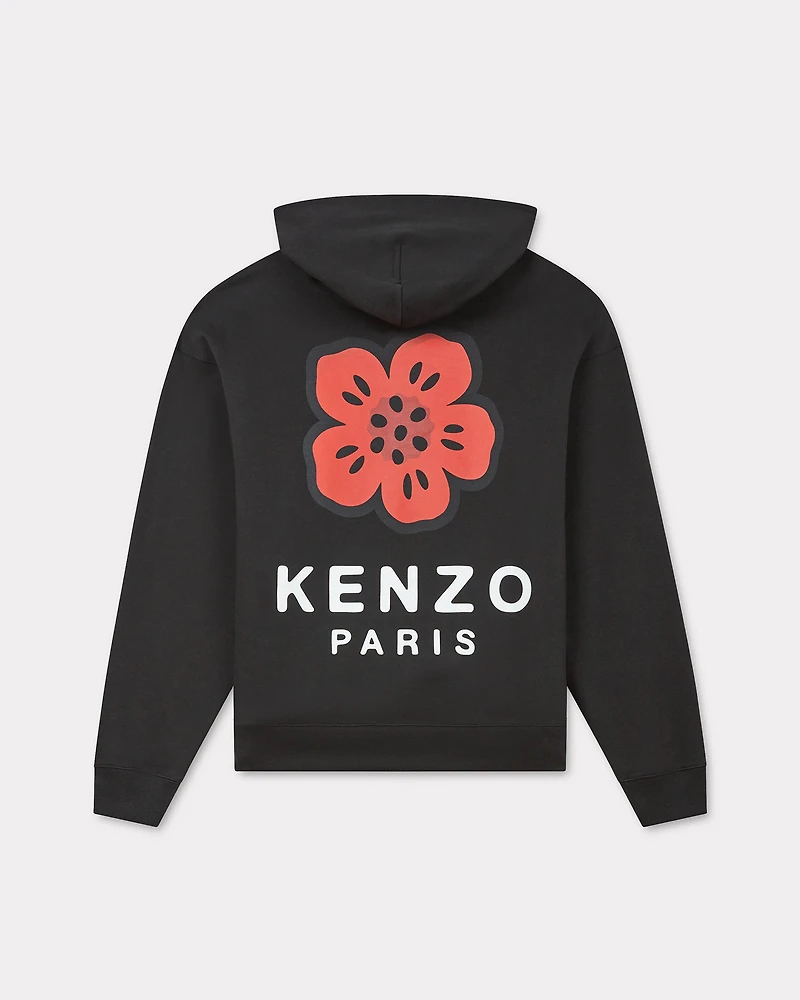 'Boke Flower' oversized embroidered hoodie