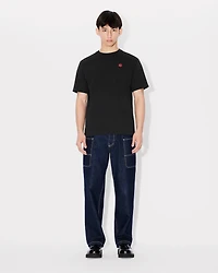 'Boke Flower' embroidered T-shirt cotton