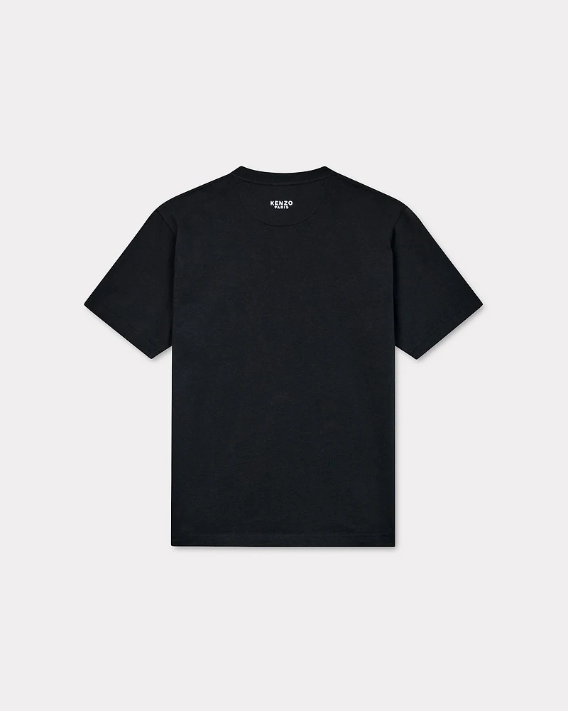'Boke Flower' embroidered T-shirt cotton