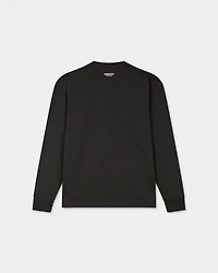 'Boke Flower' embroidered long sleeve T-shirt cotton