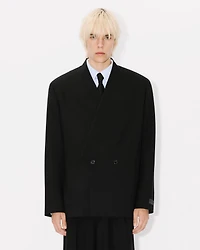 Tailored kimono jacket virgin wool