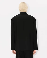 Tailored kimono jacket virgin wool