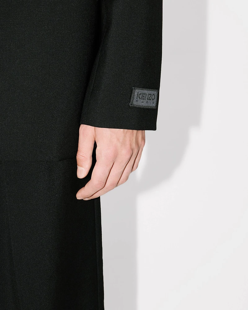 Tailored kimono jacket virgin wool