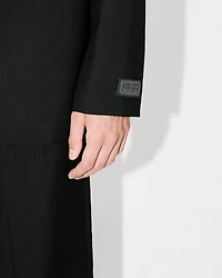 Tailored kimono jacket virgin wool