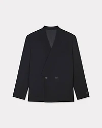 Tailored kimono jacket virgin wool
