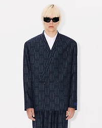 'KENZO Weave' tailored kimono jacket wool and cotton