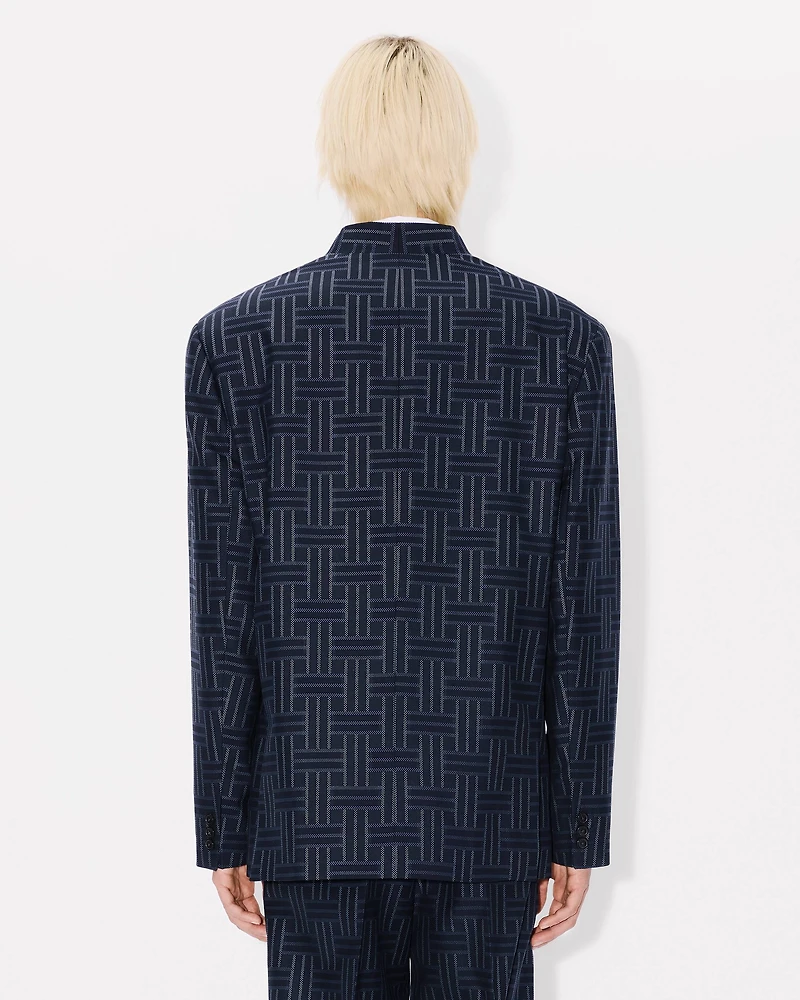 'KENZO Weave' tailored kimono jacket wool and cotton