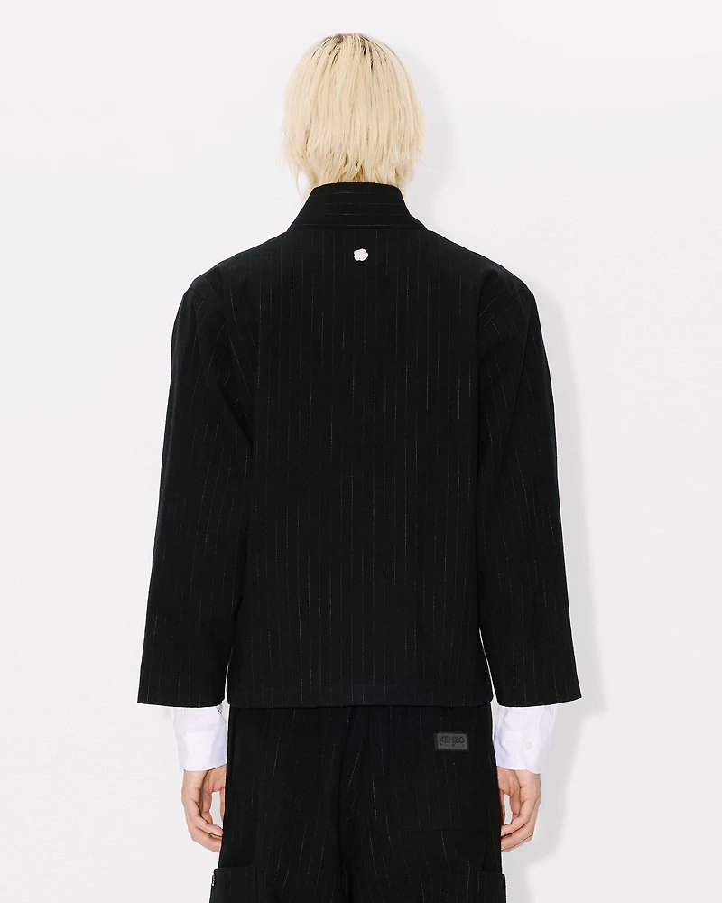 Striped kimono jacket