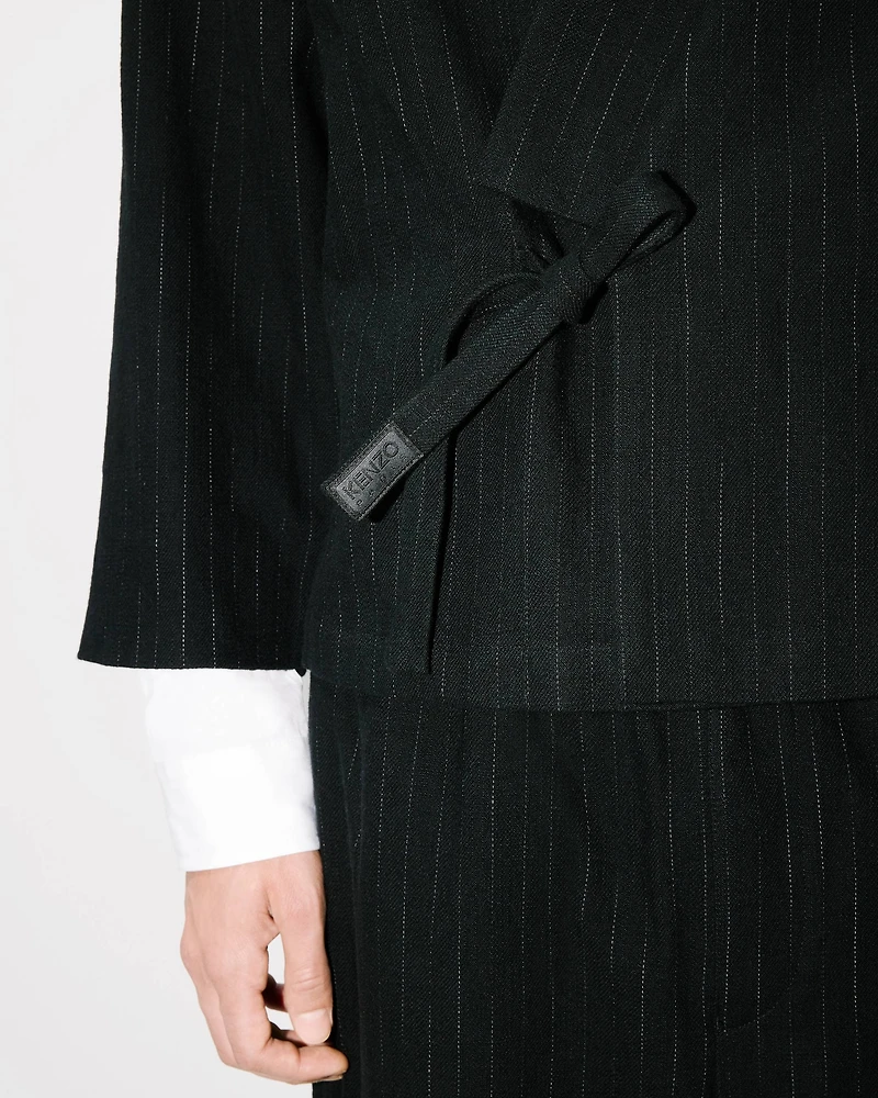 Striped kimono jacket