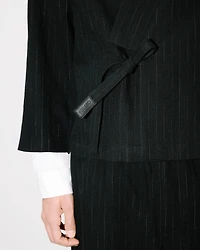 Striped kimono jacket