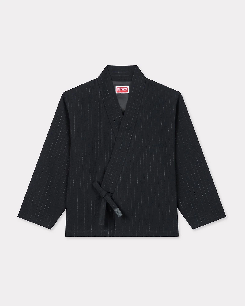 Striped kimono jacket
