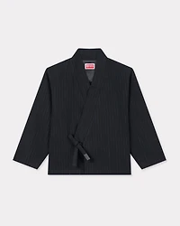 Striped kimono jacket