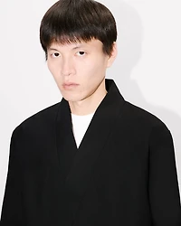 Kimono jacket virgin wool