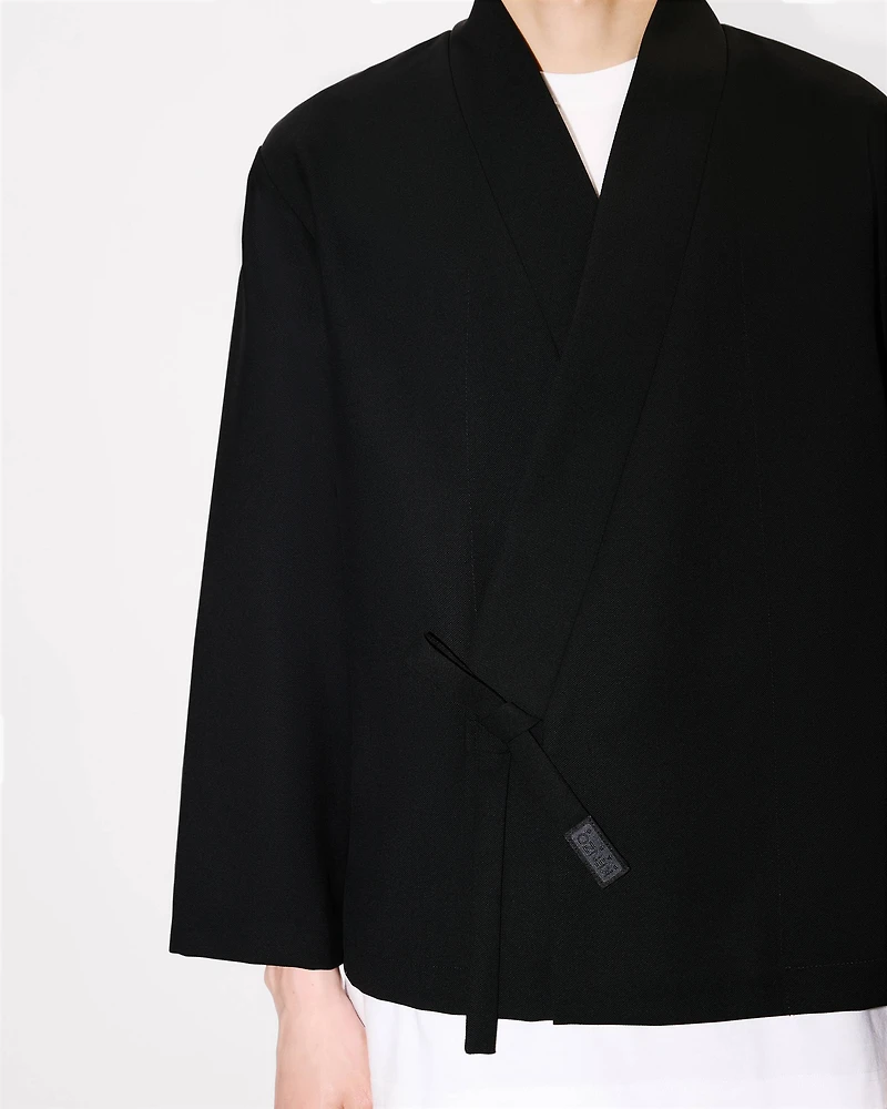 Kimono jacket virgin wool