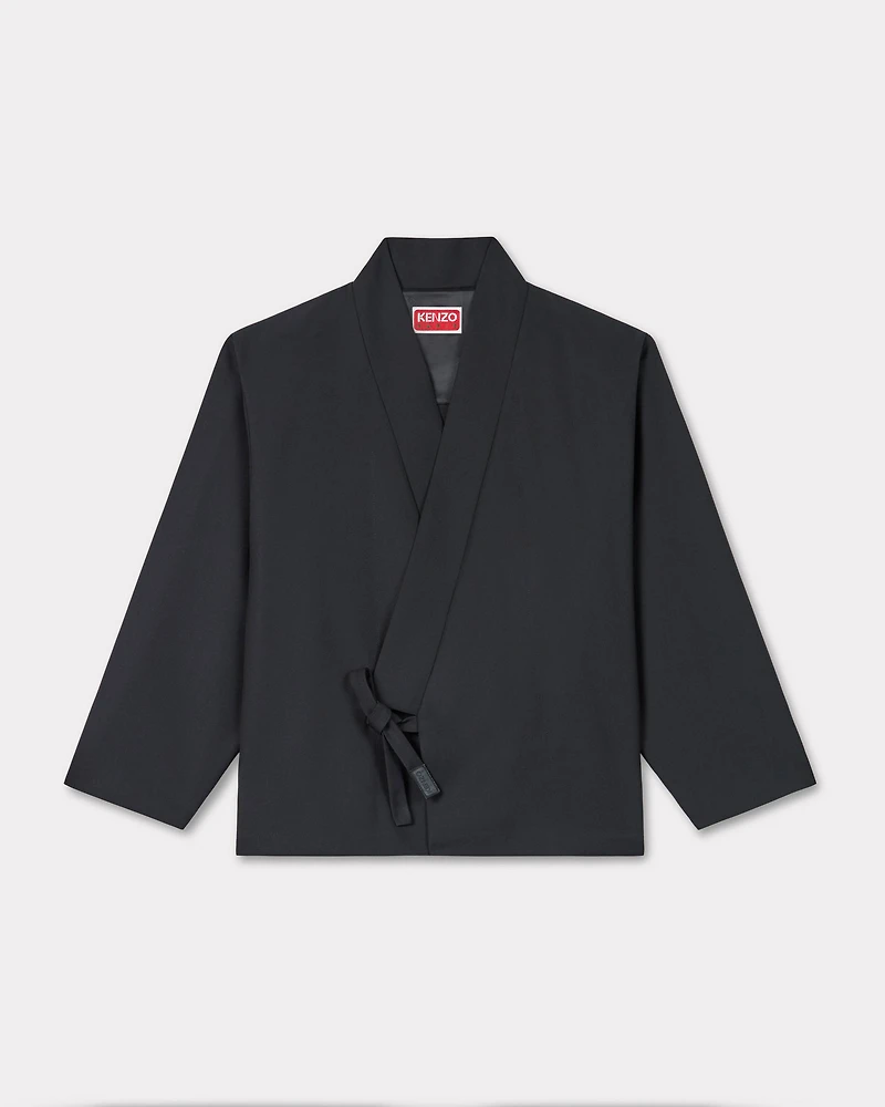 Kimono jacket virgin wool