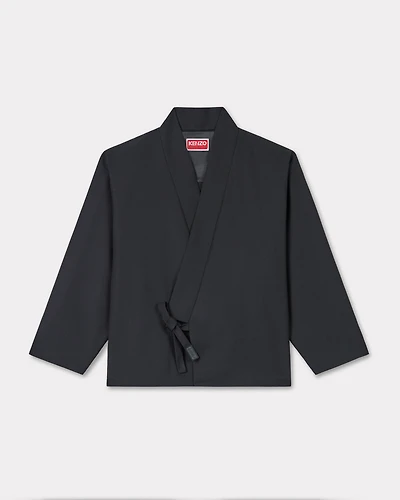 Kimono jacket virgin wool