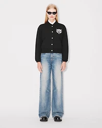 'KENZO Happy Tiger' embroidered teddy jacket