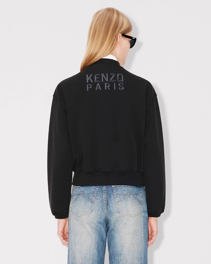'KENZO Happy Tiger' embroidered teddy jacket