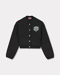 'KENZO Happy Tiger' embroidered teddy jacket