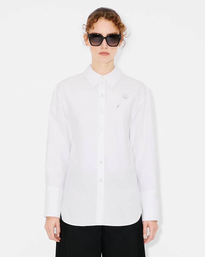 'Boke Flower' shirt cotton poplin