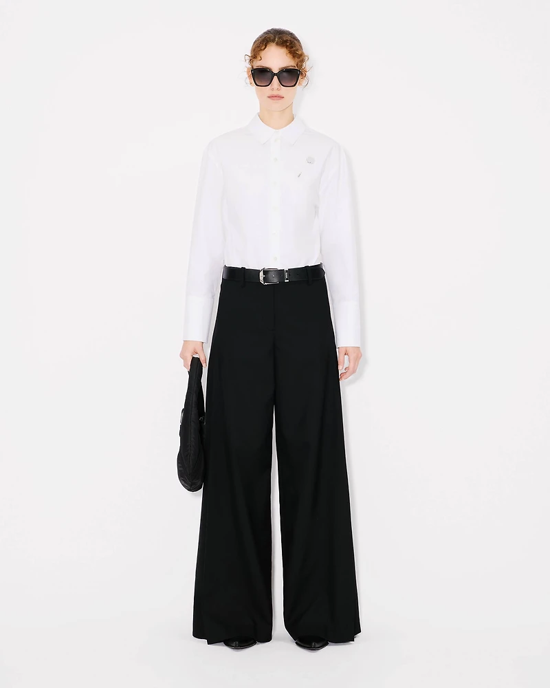 'Boke Flower' shirt cotton poplin