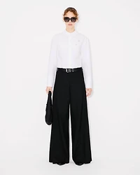 'Boke Flower' shirt cotton poplin