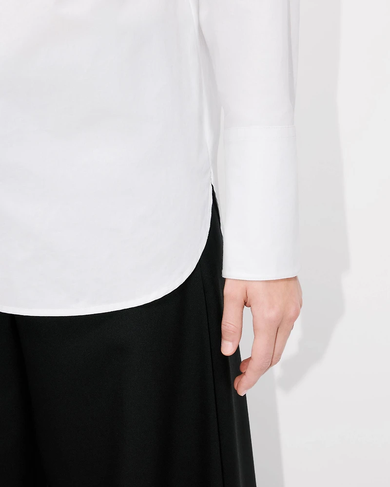 'Boke Flower' shirt cotton poplin