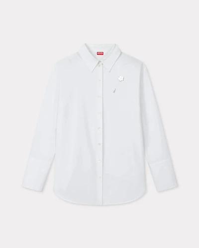 'Boke Flower' shirt cotton poplin