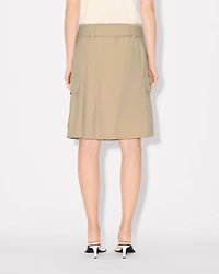 Cargo knee skirt cotton ripstop